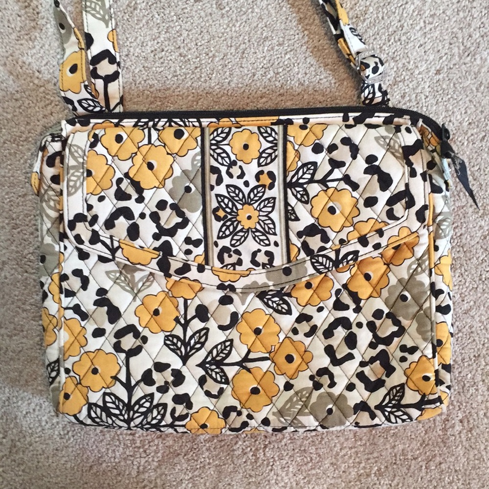 Vera Bradley Tablet Hipster Crossbody Bag Go Wild